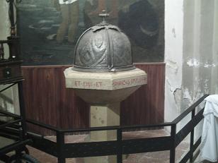 font  baptismal